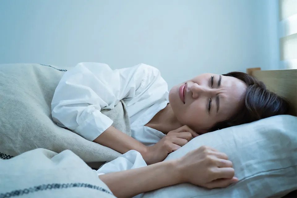 睡眠の質低下のイメージ（仮画像）